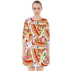 Pizza Love Smock Dress by designsbymallika