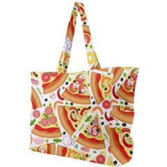 Pizza Love Simple Shoulder Bag by designsbymallika