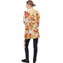 Pizza Love Long Sleeve Velvet Kimono  View2