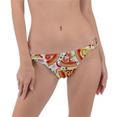 Pizza Love Ring Detail Bikini Bottom by designsbymallika