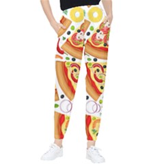 Pizza Love Tapered Pants by designsbymallika