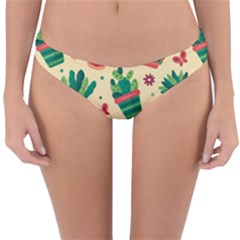 Cactus Love 5 Reversible Hipster Bikini Bottoms by designsbymallika