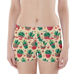 Cactus Love 5 Boyleg Bikini Wrap Bottoms by designsbymallika