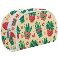 Cactus Love 5 Make Up Case (large) by designsbymallika