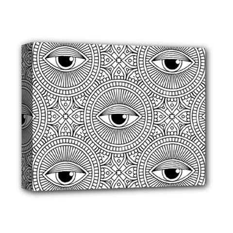 Eye Pattern Deluxe Canvas 14  X 11  (stretched) by designsbymallika