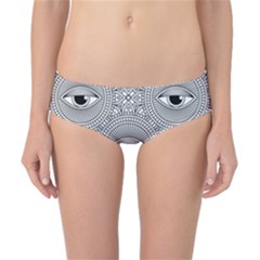 Eye Pattern Classic Bikini Bottoms by designsbymallika