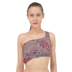 Cherry Love Spliced Up Bikini Top  by designsbymallika