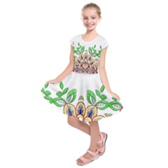 Im Fourth Dimension Colour 6 Kids  Short Sleeve Dress by imanmulyana