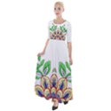 IM Fourth Dimension Colour 6 Half Sleeves Maxi Dress View1