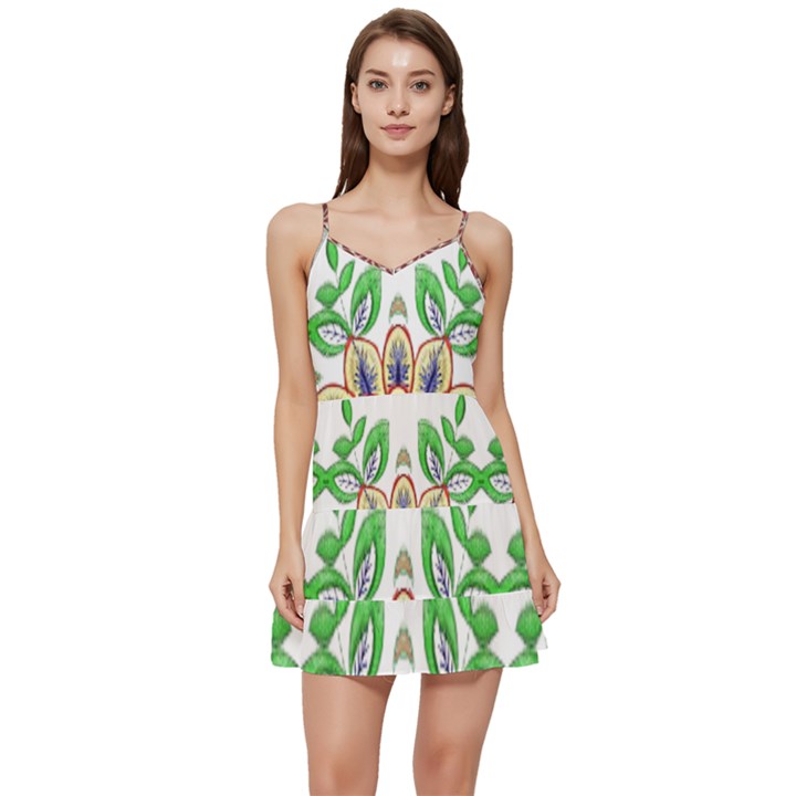 IM Fourth Dimension Colour 6 Short Frill Dress