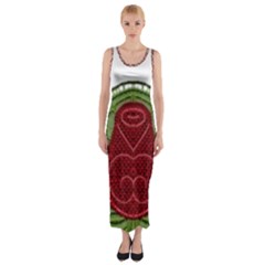 IM Fourth Dimension Colour 7 Fitted Maxi Dress