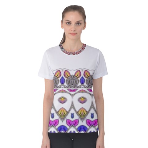 Im Fourth Dimension Colour 8 Women s Cotton Tee by imanmulyana