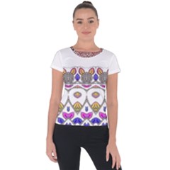 Im Fourth Dimension Colour 8 Short Sleeve Sports Top 