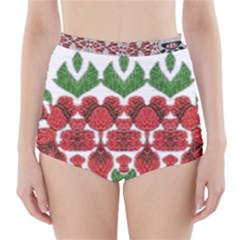 Im Fourth Dimension Colour 9 High-waisted Bikini Bottoms