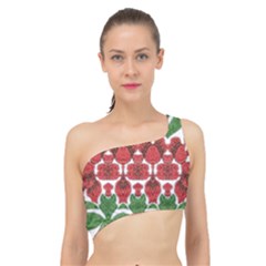 Im Fourth Dimension Colour 9 Spliced Up Bikini Top  by imanmulyana