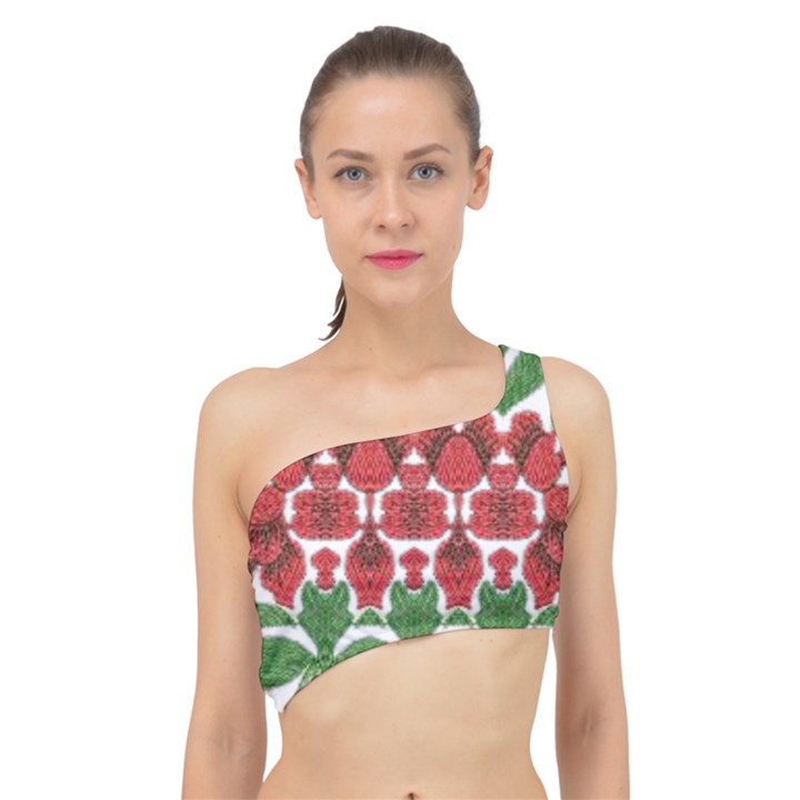 IM Fourth Dimension Colour 9 Spliced Up Bikini Top 