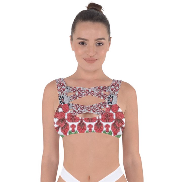 IM Fourth Dimension Colour 9 Bandaged Up Bikini Top