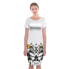 Im Fourth Dimension Colour 10 Classic Short Sleeve Midi Dress by imanmulyana