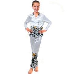 Im Fourth Dimension Colour 10 Kid s Satin Long Sleeve Pajamas Set by imanmulyana