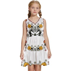 Im Fourth Dimension Colour 10 Kids  Sleeveless Tiered Mini Dress by imanmulyana