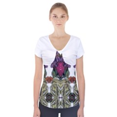 Im Fourth Dimension Colour 11 Short Sleeve Front Detail Top