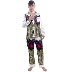 Im Fourth Dimension Colour 11 Men s Long Sleeve Satin Pajamas Set by imanmulyana