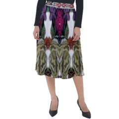 Im Fourth Dimension Colour 11 Classic Velour Midi Skirt  by imanmulyana