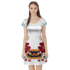 IM Fourth Dimension Colour 12 Short Sleeve Skater Dress