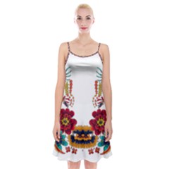 Im Fourth Dimension Colour 12 Spaghetti Strap Velvet Dress