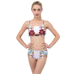 IM Fourth Dimension Colour 12 Layered Top Bikini Set