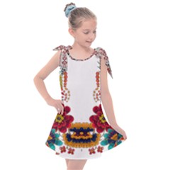 IM Fourth Dimension Colour 12 Kids  Tie Up Tunic Dress