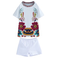 IM Fourth Dimension Colour 12 Kids  Swim Tee and Shorts Set