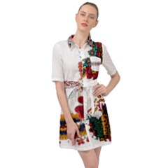 IM Fourth Dimension Colour 12 Belted Shirt Dress