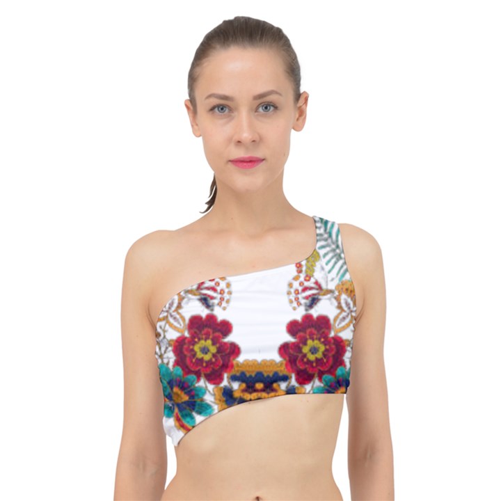 IM Fourth Dimension Colour 12 Spliced Up Bikini Top 