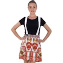 IM Fourth Dimension Colour 13 Velvet Suspender Skater Skirt View1