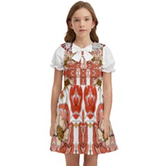 Im Fourth Dimension Colour 13 Kids  Bow Tie Puff Sleeve Dress by imanmulyana