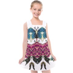 Im Fourth Dimension Colour 14 Kids  Cross Back Dress by imanmulyana