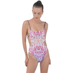 Im Fourth Dimension Colour 15 Tie Strap One Piece Swimsuit by imanmulyana