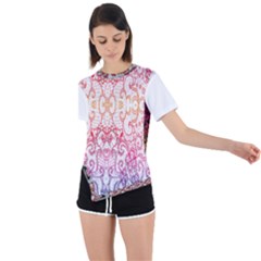 Im Fourth Dimension Colour 15 Asymmetrical Short Sleeve Sports Tee by imanmulyana