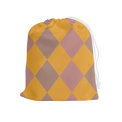 Pattern Box Drawstring Pouch (xl)