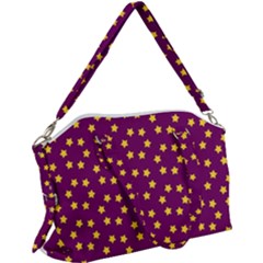 Stars,yellow Purple Canvas Crossbody Bag by nate14shop