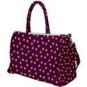 Stars,yellow Purple Duffel Travel Bag View1