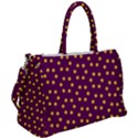 Stars,yellow Purple Duffel Travel Bag View2