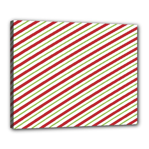 Stripes Canvas 20  X 16  (stretched) by nate14shop