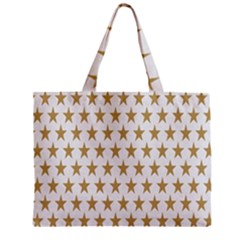 Gold Stars Zipper Mini Tote Bag by nate14shop