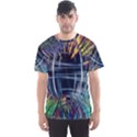 Color-background-structure-lines- Men s Sport Mesh Tee View1