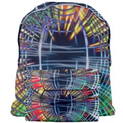 Color-background-structure-lines- Giant Full Print Backpack