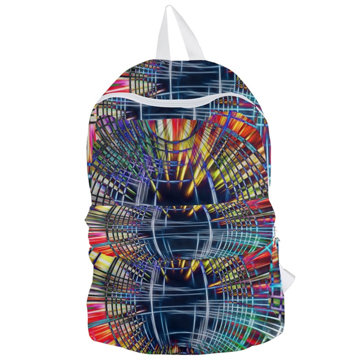 Color-background-structure-lines- Foldable Lightweight Backpack