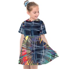 Color-background-structure-lines- Kids  Sailor Dress