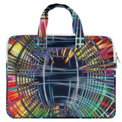 Color-background-structure-lines- Macbook Pro 13  Double Pocket Laptop Bag